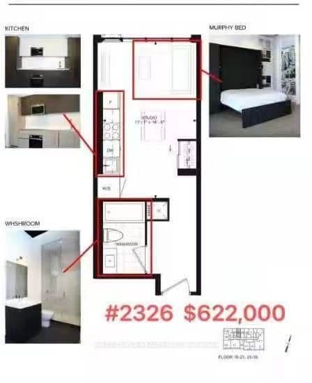 400 King Street W 2326, Toronto, ON M5V 0X8